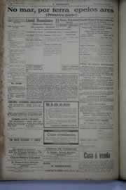 Página do jornal O Nordeste de novembro de 1939