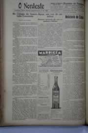 Página do jornal O Nordeste de dezembro de 1939