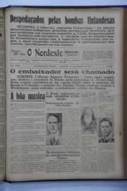 Página do jornal O Nordeste de dezembro de 1939