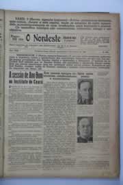 Página do jornal O Nordeste de janeiro de 1940