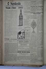 Página do jornal O Nordeste de janeiro de 1940