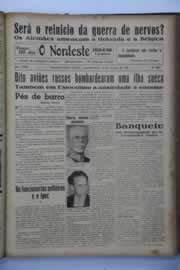 Página do jornal O Nordeste de janeiro de 1940