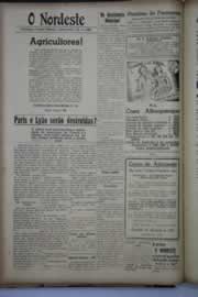Página do jornal O Nordeste de janeiro de 1940