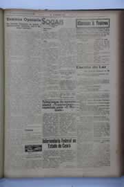 Página do jornal O Nordeste de janeiro de 1940