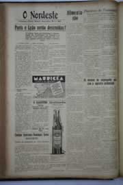 Página do jornal O Nordeste de janeiro de 1940