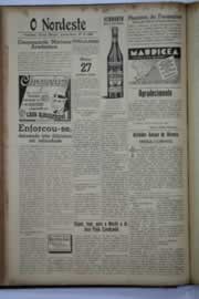 Página do jornal O Nordeste de março de 1940
