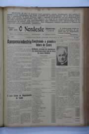 Página do jornal O Nordeste de março de 1940