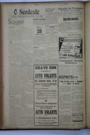 Página do jornal O Nordeste de março de 1940
