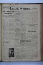 Página do jornal O Nordeste de março de 1940