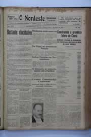 Página do jornal O Nordeste de abril de 1940