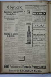 Página do jornal O Nordeste de abril de 1940