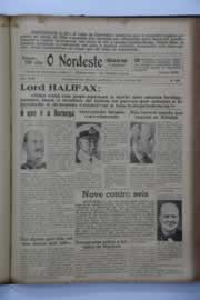 Página do jornal O Nordeste de abril de 1940