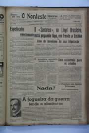 Página do jornal O Nordeste de maio de 1940
