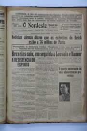 Página do jornal O Nordeste de maio de 1940