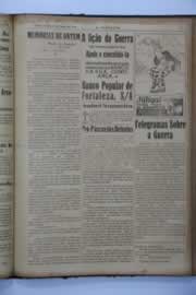 Página do jornal O Nordeste de maio de 1940