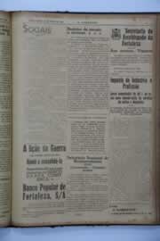 Página do jornal O Nordeste de maio de 1940