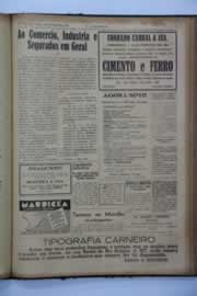 Página do jornal O Nordeste de maio de 1940