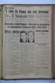 Página do jornal O Nordeste de junho de 1940