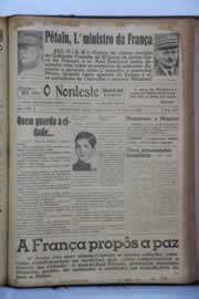 Página do jornal O Nordeste de junho de 1940