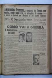 Página do jornal O Nordeste de junho de 1940