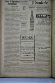 Página do jornal O Nordeste de junho de 1940