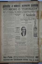 Página do jornal O Nordeste de julho de 1940