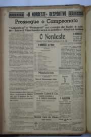 Página do jornal O Nordeste de agosto de 1940