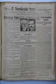 Página do jornal O Nordeste de agosto de 1940