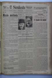 Página do jornal O Nordeste de agosto de 1940