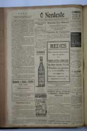 Página do jornal O Nordeste de agosto de 1940