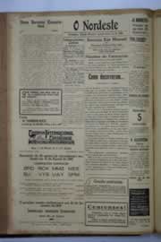 Página do jornal O Nordeste de setembro de 1940