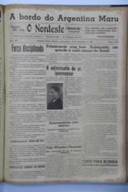 Página do jornal O Nordeste de setembro de 1940