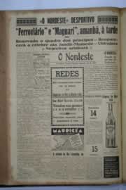 Página do jornal O Nordeste de setembro de 1940
