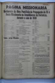Página do jornal O Nordeste de outubro de 1940
