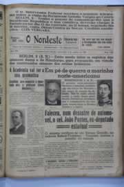 Página do jornal O Nordeste de outubro de 1940