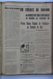 Página do jornal O Nordeste de outubro de 1940