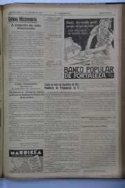 Página do jornal O Nordeste de outubro de 1940