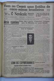 Página do jornal O Nordeste de outubro de 1940