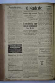 Página do jornal O Nordeste de outubro de 1940