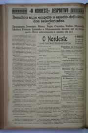 Página do jornal O Nordeste de dezembro de 1940