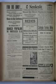 Página do jornal O Nordeste de dezembro de 1940