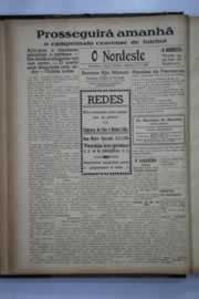 Página do jornal O Nordeste de janeiro de 1941