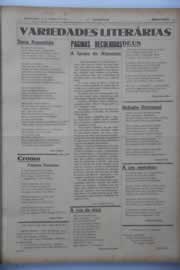 Página do jornal O Nordeste de janeiro de 1941
