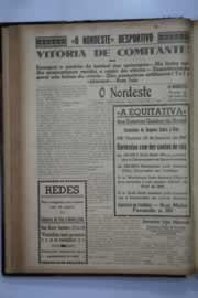 Página do jornal O Nordeste de janeiro de 1941