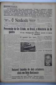 Página do jornal O Nordeste de janeiro de 1941