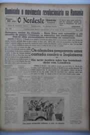 Página do jornal O Nordeste de janeiro de 1941