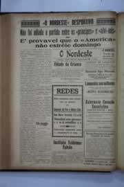 Página do jornal O Nordeste de janeiro de 1941
