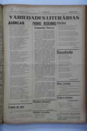 Página do jornal O Nordeste de março de 1941