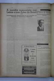 Página do jornal O Nordeste de março de 1941