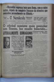 Página do jornal O Nordeste de março de 1941